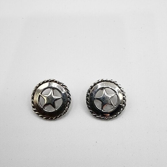 Sterling silver Star earrings - Picture 1 of 3